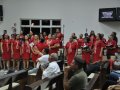Eliezer Rosa canta em culto de doutrina no Farol com templo lotado
