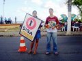 Em Chã de Bebedouro, igreja evangeliza com faixas no Dia Nacional de Missões