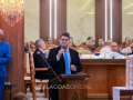Pr. Edi Vinagre ministra na Santa Ceia de agosto na igreja sede