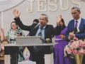 Rev. José Orisvaldo e irmã Edivanilda Nicácio ministram na festividade de senhoras da AD Avenida Mundaú