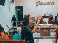 Seis pessoas aceitaram a Jesus primeiro culto da União de Jovens e Adolescentes da AD Moacir Andrade