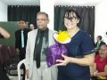 Pr. Ismael Reis e irmã Noeme Maia se despedem da AD Chã da Jaqueira 2