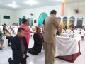 Pr. Aldo Ferreira consagra auxiliares para a obra em Honduras