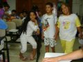 Estudantes participam da festa do pijama no Colégio da Assembleia de Deus