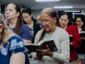Pr. Roberto dos Santos ministra na Santa Ceia de agosto na igreja sede