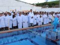 Pr. José Elias de Lima batiza 169 novos membros da AD em São José da Laje