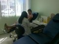 Mais de cem voluntários doam sangue no centenário
