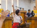 Pr. Alberto Olímpio ministra no culto de doutrina na igreja sede