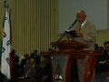 Pastor José Neco prega na abertura da reunião da Umadene
