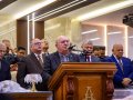 Pr. Laércio Rodrigues ministra na Santa Ceia de outubro na igreja sede