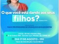 Simpósio para Pais e Professores de Crianças e Adolescentes será dia 17 de agosto