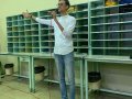 Rev. José Orisvaldo Nunes ministra na confraternização dos Correios