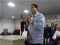Pastor-presidente parabeniza o pastor José Carlos Vicente pelos seus 60 anos