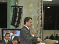 Pr. Brandão esquece problemas de saúde e prega com fervor