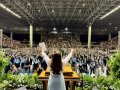 Abertura da Convenção Estadual reúne milhares de evangélicos no Ginásio do SESI