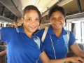 Alunos do Coparb passeiam de trem na Semana da Criança