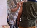Idosos do abrigo LEAL recebem a vacina contra a Covid-19