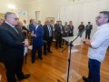 Gov. Paulo Dantas recebe pastores e lideranças no Palácio Republica dos Palmares