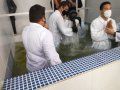 Pr. José Laelson batiza 60 novos membros da AD União dos Palmares