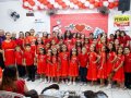 Salvação de almas marca a festividade do departamento infantil e do grupo de gestos na Sub da AD Piabas