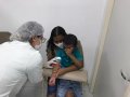 Crianças do Aprígio Vilela são beneficiadas com exames de saúde