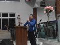 Pastor-presidente Rev. José Orisvaldo Nunes ministra sobre o banquete da salvação