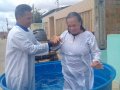 Pr. Melquisedeque batiza seis novos membros da AD em Canafístula do Cipriano