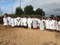 Pr. Gildo Severino batiza 34 novos membros da AD Pão de Açúcar