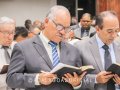 Pr. Paulo Sena ministra na Santa Ceia de setembro na Igreja Sede
