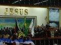 Pastor José Neco prega na abertura da reunião da Umadene