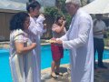 Pr. Ricardo Guedes batiza mais uma vida no campo missionário do Chile