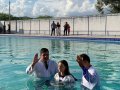 Pr. Abimael Nascimento batiza 20 novos membros da AD Minador do Negrão