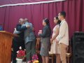 Missionário Valdiran Santos e família são apresentados à igreja na Argentina