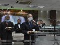 Pastor-presidente Rev. José Orisvaldo Nunes ministra sobre o banquete da salvação