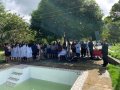 Pr. Elias Ferreira da Silva batiza 10 novos membros da AD Igreja Nova