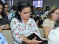 Anfritriã, irmã Francisquinha recepciona mulheres de obreiros do Brasil