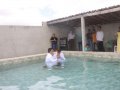 12 novos membros descem às águas batismais no povoado Caboclo