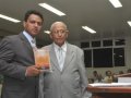 Após palestra, Josué Brandão recebe homenagem do Pr. José Neco