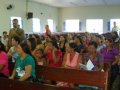 Culto da Família recebe casal de missionários no colégio assembleiano