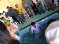Ev. Marcondes Arruda batiza 19 novos membros da AD em Santa Brígida