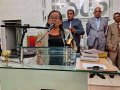 Irmã Edvanilda Nicácio ministra na festividade do Círculo de Oração e das Visitadoras em Riacho (BA)
