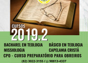Faculdade de Teologia de Alagoas abre inscrições para o segundo semestre de 2019