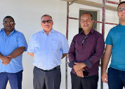 Pastor-presidente visita a nova casa pastoral no povoado Ipiranga